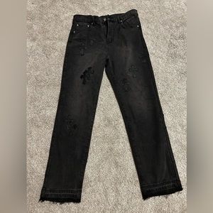 Chrome Hearts Levi Jeans Black Crosses Size 32 Men Check Description